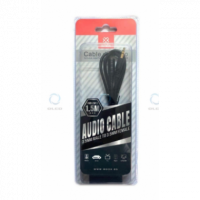 Cable de Audio WOOX 1.5M Negro (WB2913)