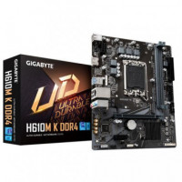 Placa Base GIGABYTE H610M K DDR4 (1700) M.2 HDMI RJ45 Matx