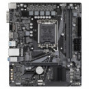 Placa Base GIGABYTE H610M H V3 DDR4 Socket 1700 2DDR4 M.2 Pcie VGA HDMI DVI Matx
