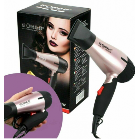 Secadora de Pelo SONAR Plegable SN-12 1500W