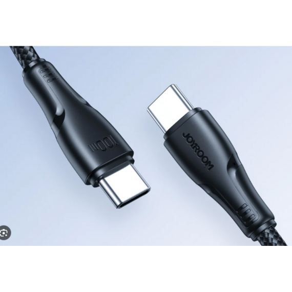 Cable JOYROOM Type-c a Type-c 100W 1.2M S-CC100A11 Negro