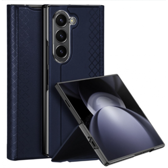 Funda DUX DUCIS Libro Tarjetero Seria Brill Samsung Azul FOLD6