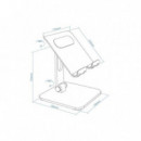 Soporte Tablet TOOQ Plegable 13" Negro (ph-hermes-noche)