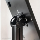Soporte de Mesa TOOQ para Marco Antirrobo de Tablet Negro (TQATC2601-B)