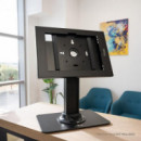 Soporte de Mesa TOOQ para Marco Antirrobo de Tablet Negro (TQATC2601-B)