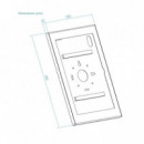 Marco Antirrobo TOOQ para Tablet Negro (TQATTE2601-L-B)