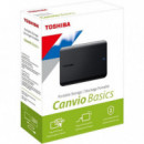 Disco Duro Externo TOSHIBA Canvio Basics HDTB540EK3CA 4TB USB 3.2 Gen 1 2.5 Pulgadas