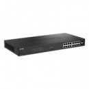 Switch D-LINK 16XRJ45 2XSFP Poe Negro (DGS-1018P/E)