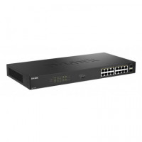 Switch D-LINK 16XRJ45 2XSFP Poe Negro (DGS-1018P/E)