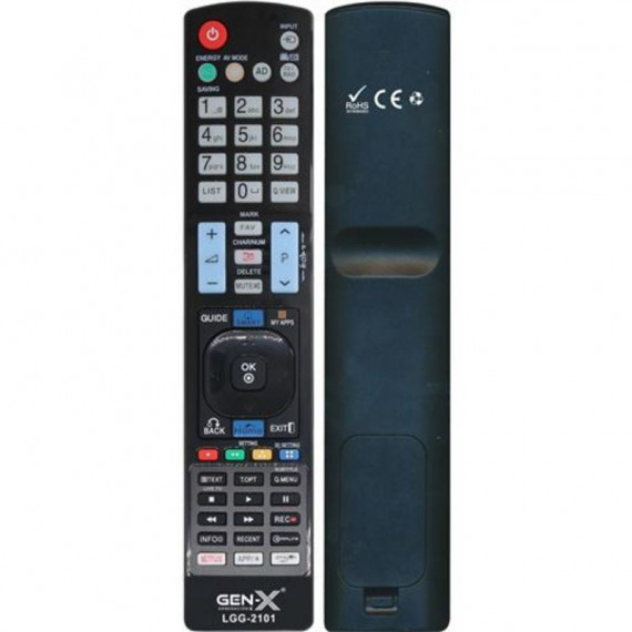 Mando Universal Grande para Televisores Lg LGG-2101 Gen-x  GEN X