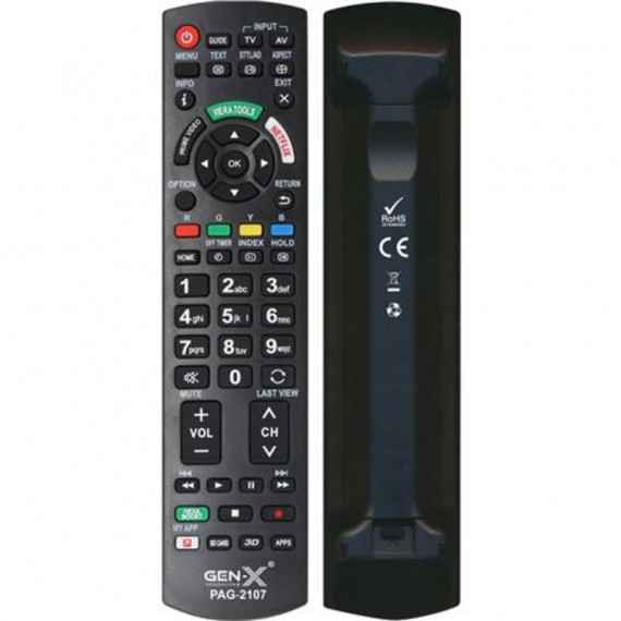 Mando Universal Gen-x PAG-2107 para Televisores Panasonic  GEN X
