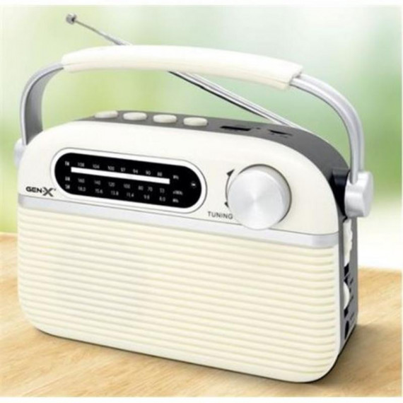 Radio Clásica Recargable con BLUETOOTH Gen-x 4408  GEN X