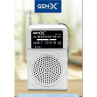 Radio Portátil Am/fm Analógica Gris Gen-x FM-4403  GEN X