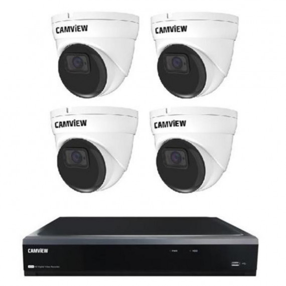 Paquete Videograbador 5MP + 4 Cámaras Ahd 5MP Domo CAMVIEW