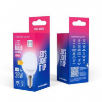 Bombilla Led FOREVER G45 E14 2.2W 270LM Luz Fría 6000K - Guanxe Atlantic Marketplace