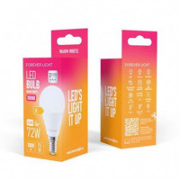 Bombilla Led FOREVER G45, 8.5W, 1000LM, E14, Luz Cálida (3000K)