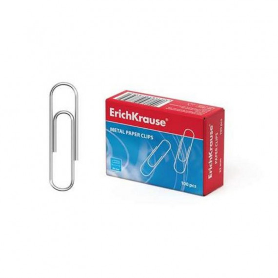 Clips Metálicos Erichkrause 33MM (caja de 100 Unidades)  ERICH KRAUSE