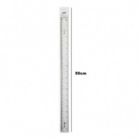 Regla de 50 Cm KEYZO para Uso Escolar y Oficina