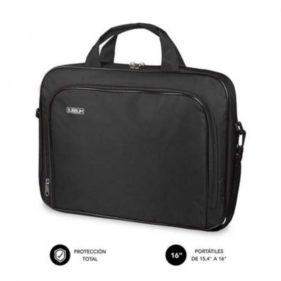Maletín Portátil SUBBLIM Oxford 15.4-16 Pulgadas Negro