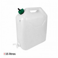 Bidón de Agua con Grifo Extra Fuerte EDA de 15 Litros