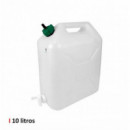 Bidón de Agua con Grifo EDA de 10 Litros, Extra Fuerte