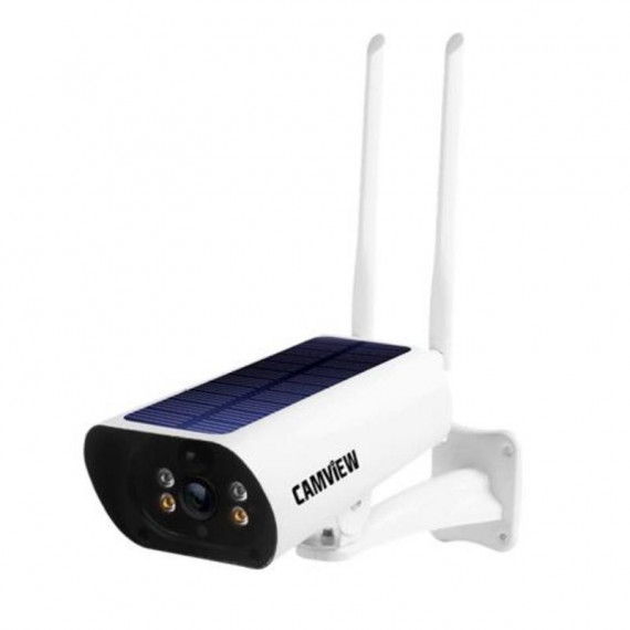 Cámara Ip Solar Tipo Bullet CAMVIEW con Lente 3.6 Mm, 2 Mp, Wi-fi y Microsd