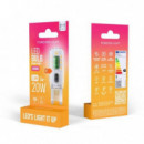 Bombilla Led FOREVER G9, 2.2W, 200 Lúmenes, Luz Blanca Cálida 3000K