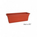Jardinera Rectangular con Plato DEM Squares 50X20CM