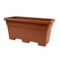 Jardinera Maxi Rectangular 80CM Terracota ARTPLAST - Guanxe Atlantic Marketplace