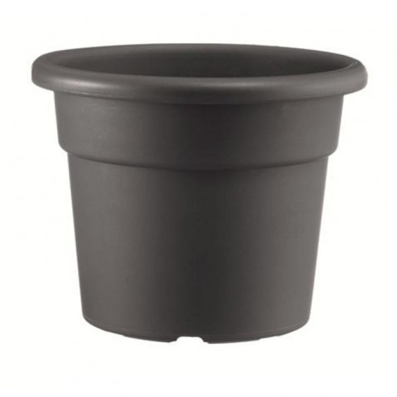 Maceta Redonda Artplast de 35 Cm de Diámetro con Reserva de Agua Antracita  AVANT