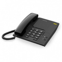 Teléfono Fijo ALCATEL T26 Negro con Teclas Grandes