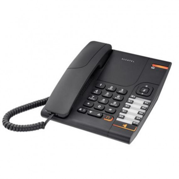 Teléfono Fijo ALCATEL Temporis 380 Negro con Manos Libres