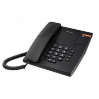 Teléfono Fijo ALCATEL Temporis 180 Negro con Identificador de Llamadas
