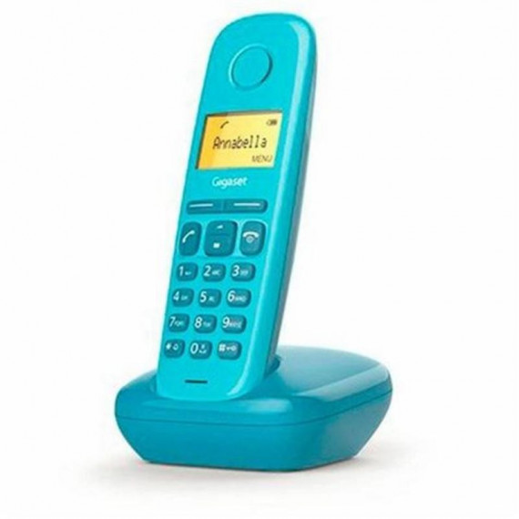 Teléfono Inalámbrico Dect GIGASET A170 Azul con Pantalla Lcd de 1.5 y Función de Alarma