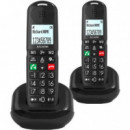 Teléfono Inalámbrico ALCATEL Senior Dúo XL685 con Teclas Grandes Negro