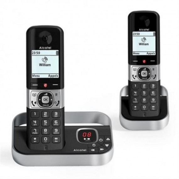 Teléfono Inalámbrico ALCATEL F890 Voice Duo con Contestador Automático y Bloqueo de Llamadas
