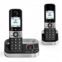 Teléfono Inalámbrico ALCATEL F890 Voice Duo con Contestador Automático y Bloqueo de Llamadas