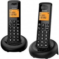 Teléfono Inalámbrico ALCATEL E160 Dúo Negro