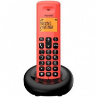 Teléfono Inalámbrico ALCATEL E160 Rojo con Bloqueo de Llamadas
