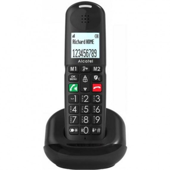 Teléfono Inalámbrico ALCATEL Xl 685 Voz Negro con Pantalla y Teclas Grandes