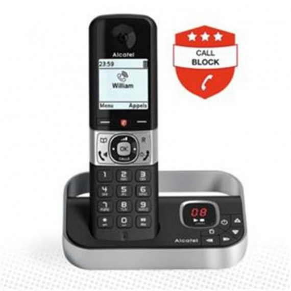 Teléfono Inalámbrico ALCATEL F890 Voice con Contestador y Bloqueo Avanzado de Llamadas