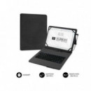 Teclado con Funda Universal SUBBLIM para Tablets hasta 11 Pulgadas Negro
