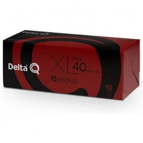 Pack 40 Cápsulas Café DELTA Qalidus Expresso Intenso