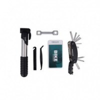 Kit de Reparación de Bicicletas FOREVER 16 en 1 con Estuche