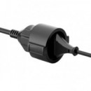 Cable de Alimentación EQUIP Schuko/m a Schuko/h 5M Negro (EQ112182)