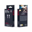 Cable Trenzado Usb-c a Usb-c MAXLIFE 100W, 2M, Negro