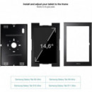 Soporte de Suelo Antirrobo TOOQ TQATTE2601-L-B para Tablet hasta 11" Negro