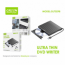 DVD Externa Greenlyca Ultra Fina Cable USB 23CM Reducción Ruido GL70298  GREEN LYCA