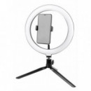 Anillo de Luz Led JOCCA con Soporte para Móvil y 3 Tonos