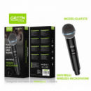 Micrófono Inalámbrico Greenlyca Wireless 20-25 Metros 210-270MHZ 6.5MM-3.5MM GL69375  GREEN LYCA